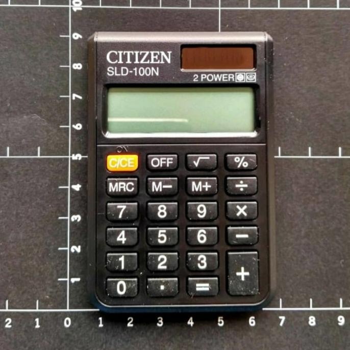 

TERSEDIA CITIZEN SLD-100 N KALKULATOR ORIGINAL - CALCULATOR SAKU / POCKET 100N