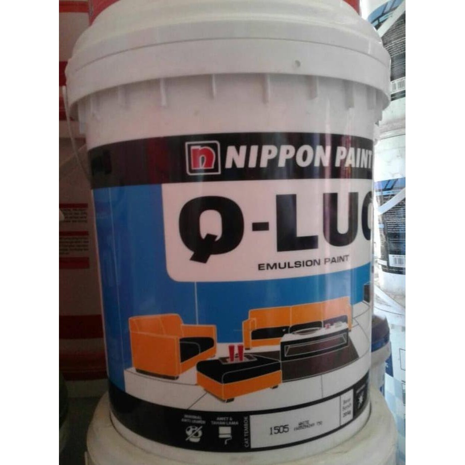 Cat Tembok Qluc PUTIH 25 kg