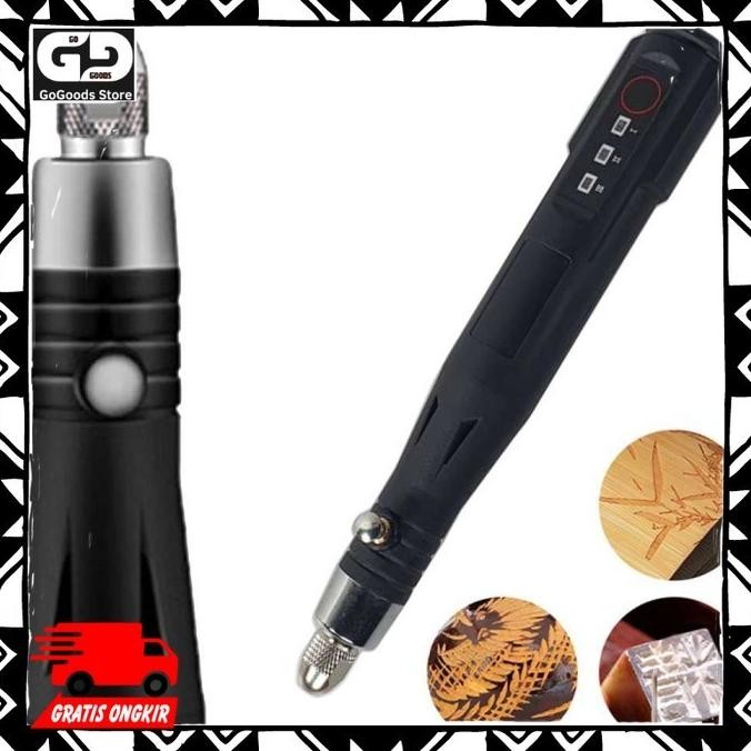 

Bor Listrik Mini Grinder Pen Alat Ukir Multifungsi 15000 RPM 30W