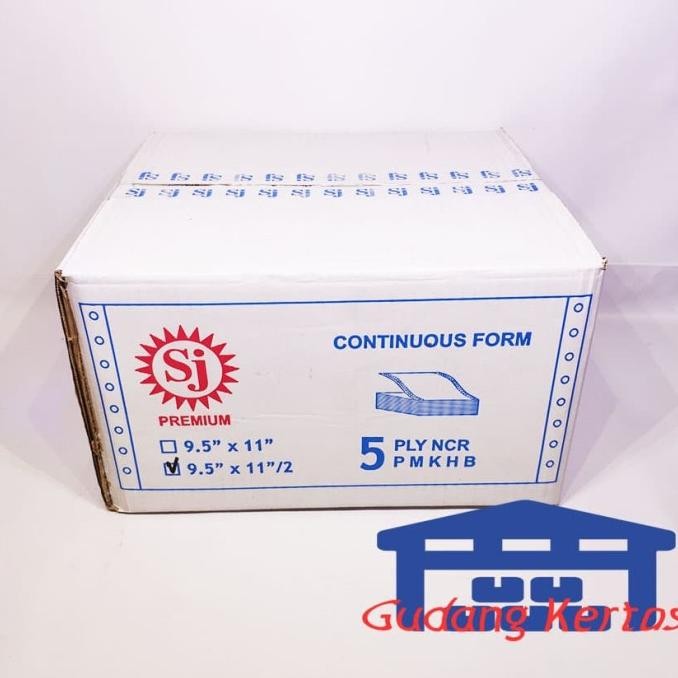 

TERMURAH - CONTINUOUS FORM 9.5 X 11/2 5PLY SJ PREMIUM PRS - BAGI 2