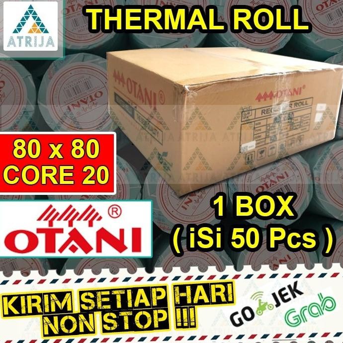 

Thermal Roll Otani 80x80 Core 20 - 1 Box (50 Roll)