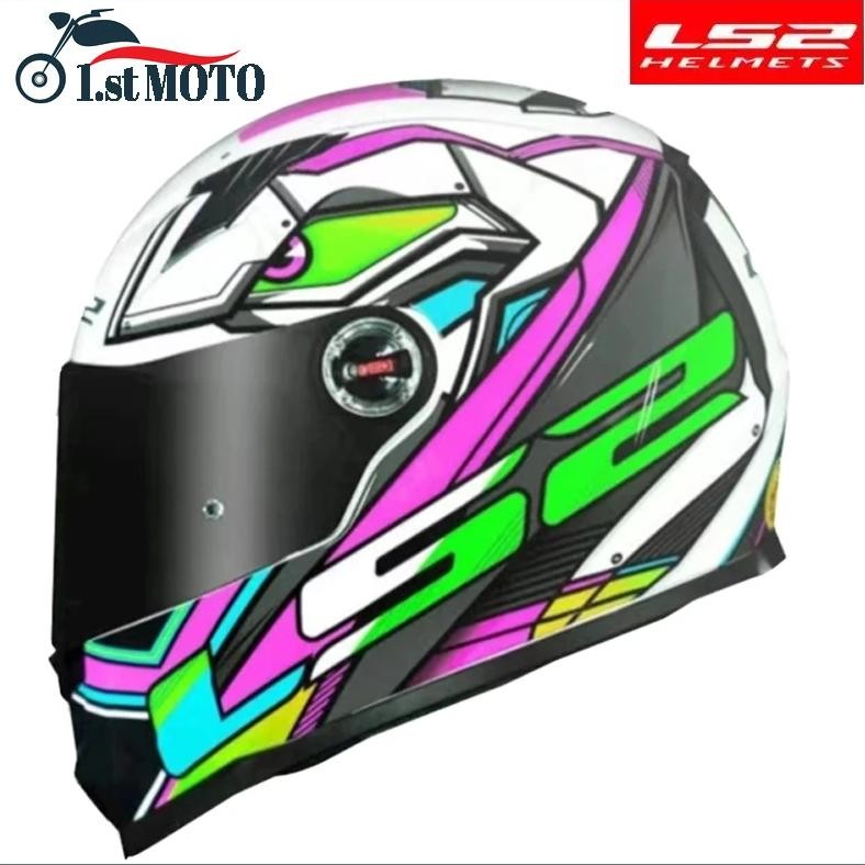 original ls2 ff358 motorcycle helmet sharp certification capacetes ls2 full face casco ls2 helmet ls