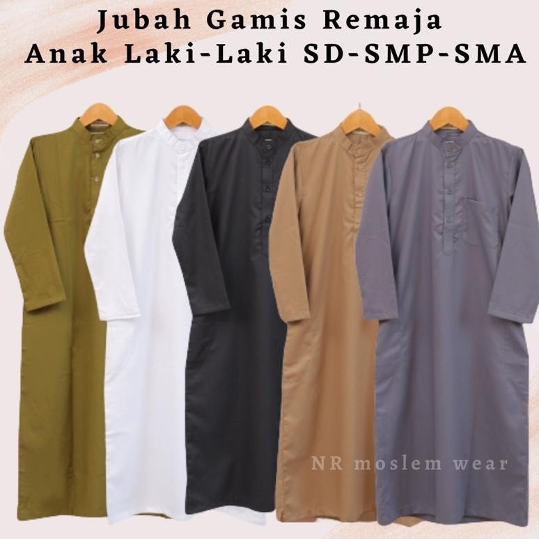 JUBAH ANAK LAKI-LAKI , GAS PRIA REMAJA , BAJU KOKO JUBAH SD-SMP-SMA ( TYB 03 )