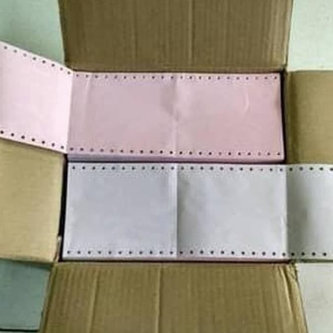 

BEBAS ONGKIR - kertas continuous form wartel 2 ply bagi 4 rangkap