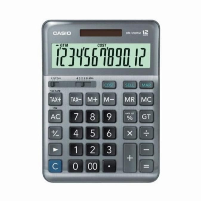 

TERSEDIA CASIO DM-1200 CALCULATOR DESKTOP