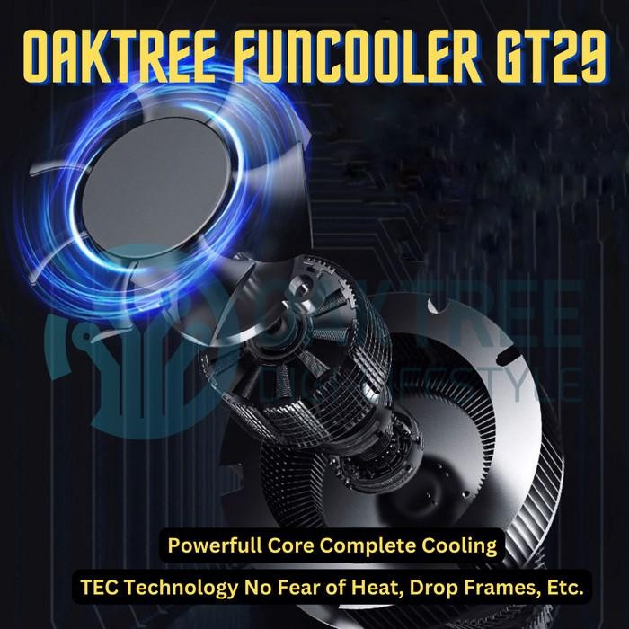 Oaktree Funcooler Gt29 Fan Cooler Hp Pendingin Hp Tablet Cooling Fan