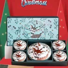 Mangkok Set Premium / Mangkok Sumpit Set Mangkok Jepang / Mangkok Hampers Xmas / Mangkok Hampers Nat