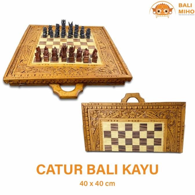 CATUR UKIR BALI/PAPAN CATUR KAYU/PAPAN CATUR UKIR BALI/CATUR UNIK/HIAS