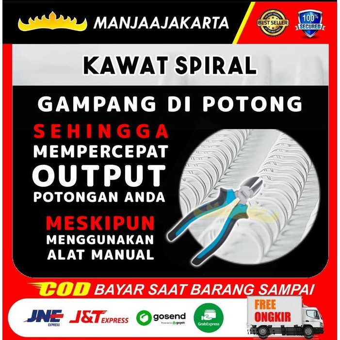 

Spiral Kawat Roll 5/16 Putih Radiance Ring Kawat Spiral Kalender Murah Original Dan Terpercaya