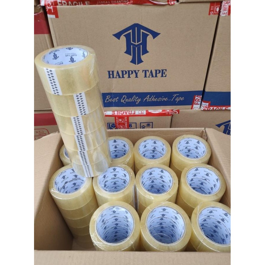 

NEW lakban bening/coklat 48mm 100 yard 1 dus isi 72