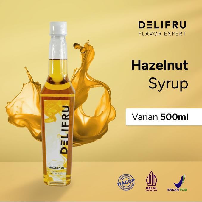 

BRG BARU Delifru Syrup Hazelnut - Sirup Hazelnut 500 ml