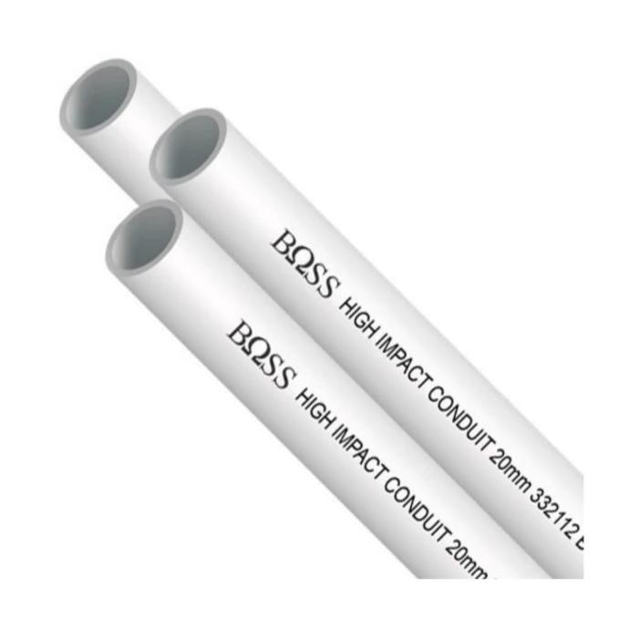 NEW Pipa Conduit BOSS 20mm Putih Pipa Listrik Pipa Kabel Listrik