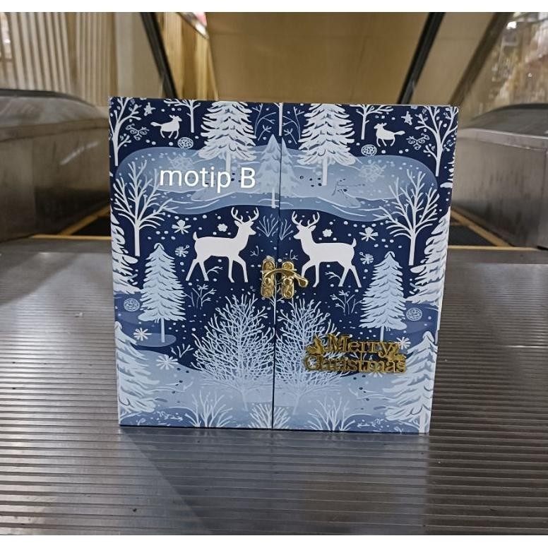 

HGT bok hampers natal/bok printing/hardbox natal/hardbox Merry Christmast