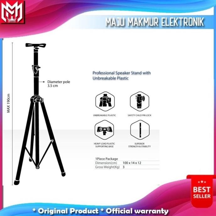 Stand/Tripod Speaker Standing Tripod Speaker