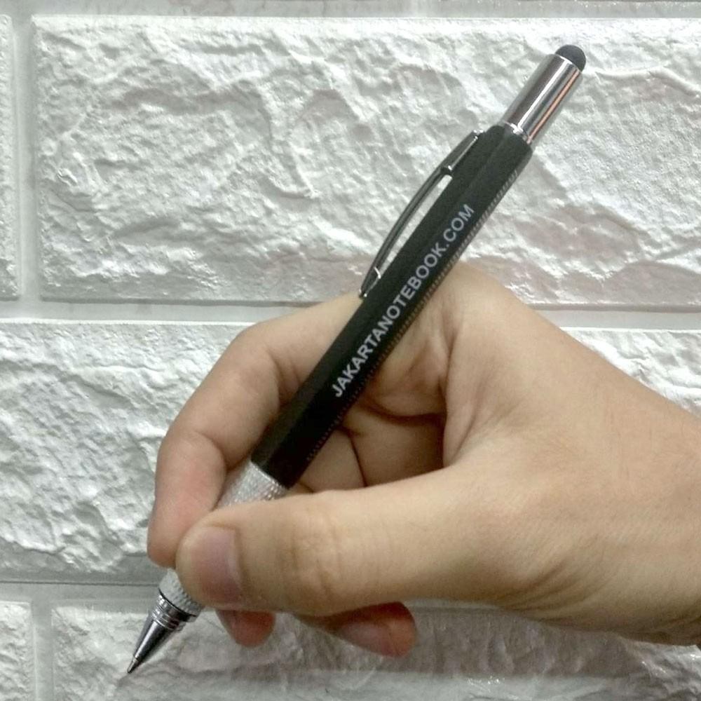 

TAFFWARE PENA MULTIFUNGSI STYLUS + PENGGARIS + LEVEL + OBENG