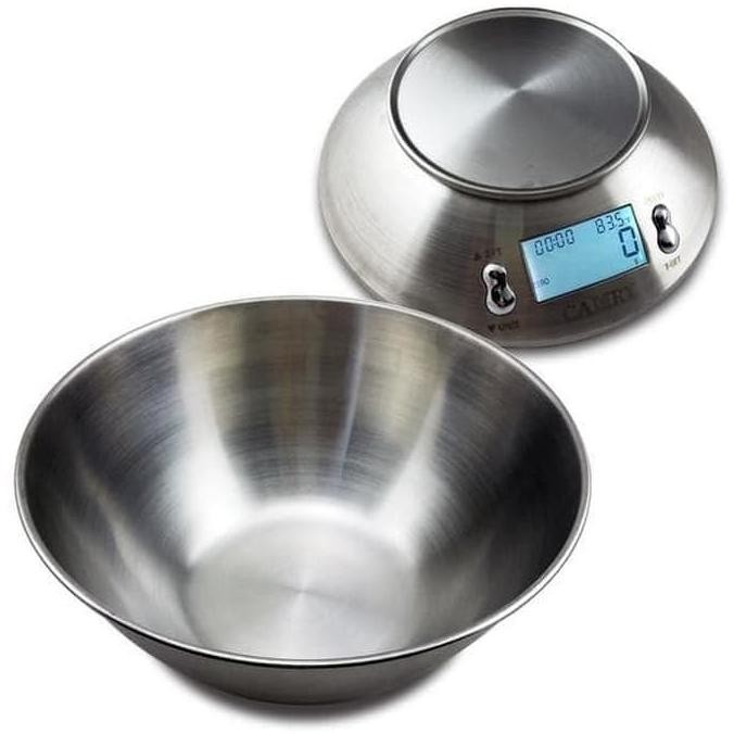 Timbangan Dapur Digital Camry EK-4150, Kapasitas 5 kg, Stainless Steel