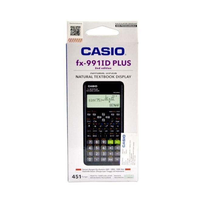 

TERMURAH - Kalkulator CASIO FX-991 ID PLUS 2nd Calculator Scientific