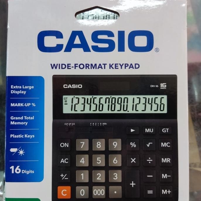 

TERLARIS - Kalkulator CASIO DH-20-BK (12 Digit) 100% ORIGINAL GUARANTEED