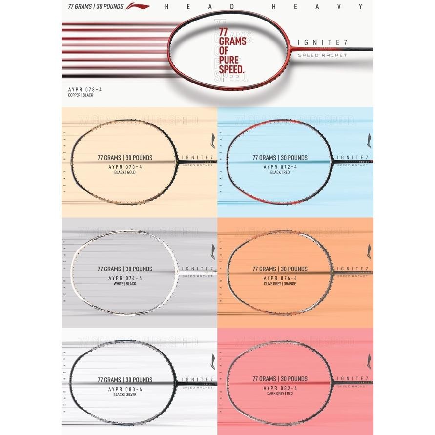 Kualitas Orginal RAKET BADMINTON LINING IGNITE 7 / LINING IGNITE 7 NEW SALE