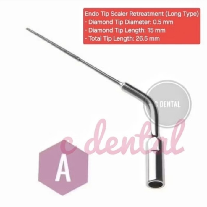 Endo Tip Scaler Retreatment Obturation Root Canal