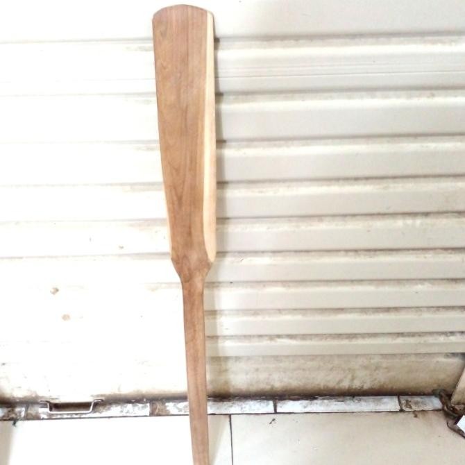 dayung kayu jati masak nasi pengaduk jenang dodol dll panjang 100 cm [terbaik]