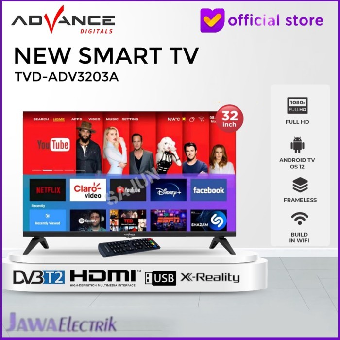 Advance TV LED Android TV & digital TV 32inch 27inch 24inch 22inch