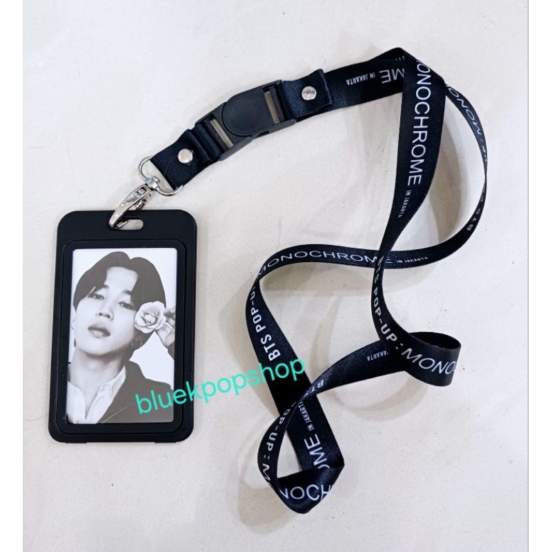 

Ready Sto : 1 Set Lanyard + ID Card Case + Photocard Monochrome Kpop BTS - Monochrome Lihat Slide ke