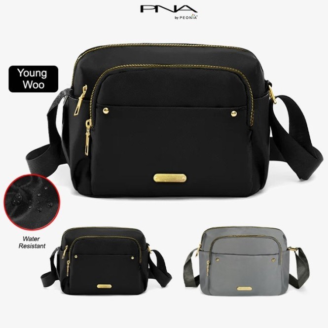 NEW Peonia PNA YOUNGWOO Tas Selempang Wanita Elegant Outdoor