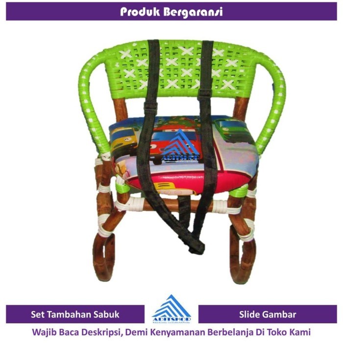 TERBARU Kursi Bonceng Motor NMAX Bahan Rotan ADITSHOP Tempat Duduk Untuk Montor PCX Boncengan Anak