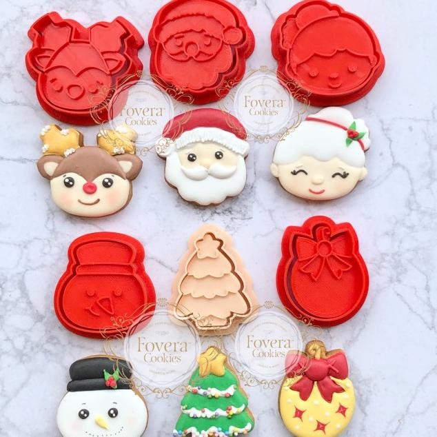 

(Satuan) Small Size Christmas Cookie Cutter Batch 4