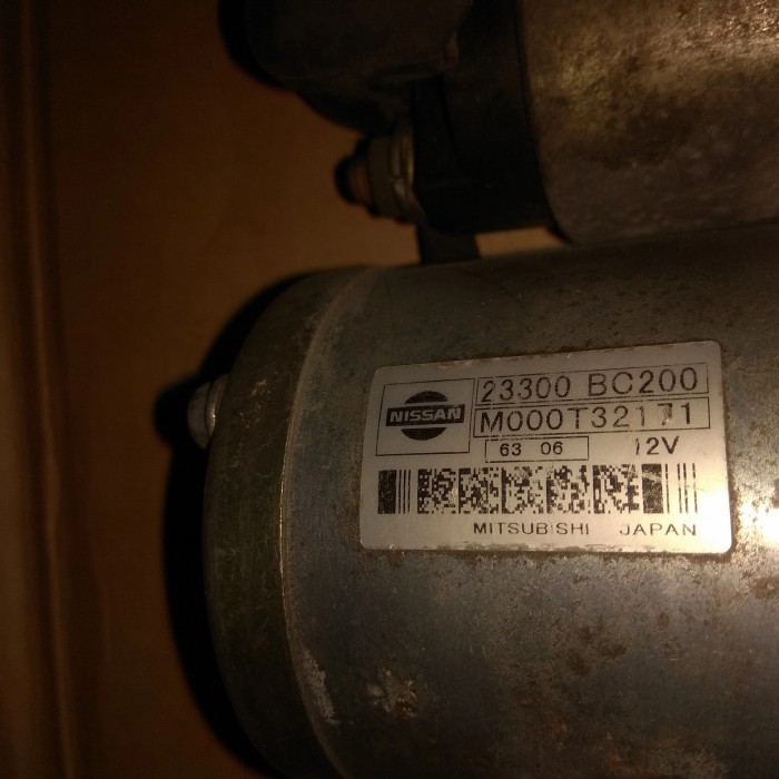 Dinamo Stater Starter Dinamo Jalan Mobil Nissan Grand LivinaX-Gear 1.5