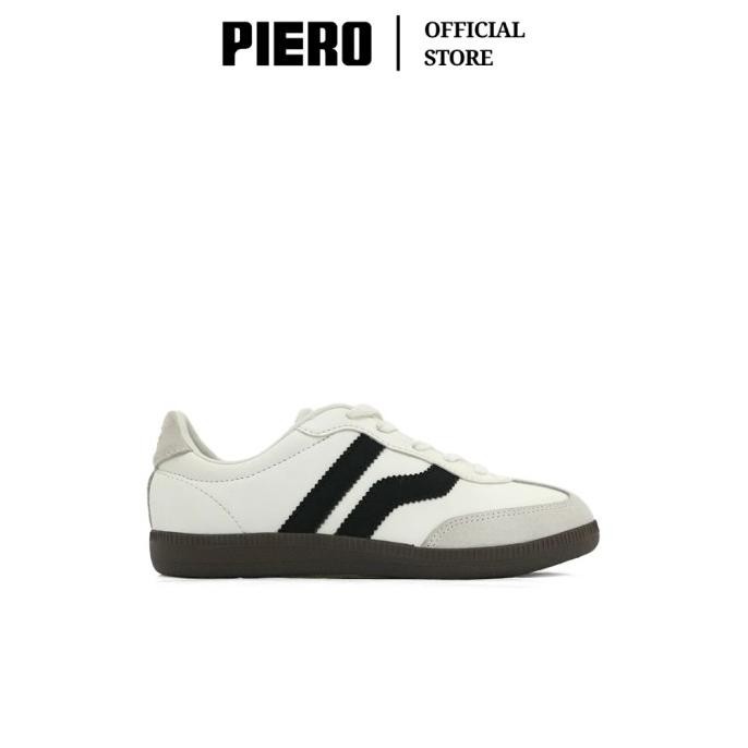 Piero Sepatu Anak Grand London Jr Prm White Black Brown PIE1000196