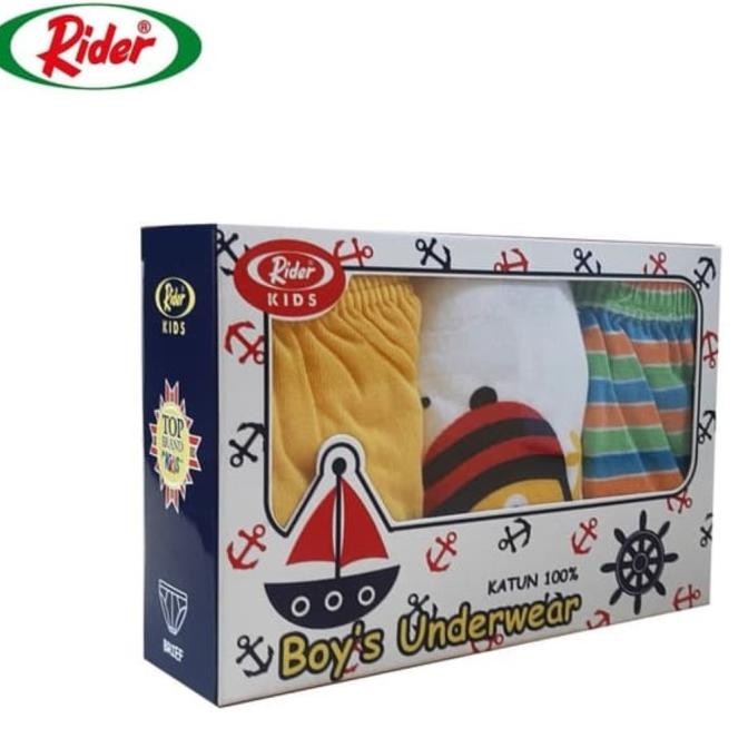 Celana dalam anak laki-laki RIDER KIDS R309BB isi 3pcs