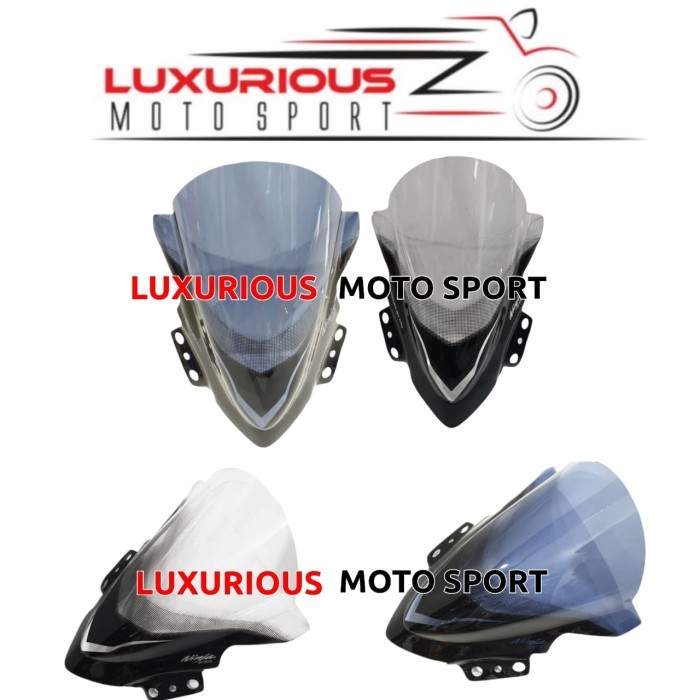 WINDSHIELD CARBON NINJA250SL VISOR KARBON NINJA 250MONO VISOR RR MONO TERBARU