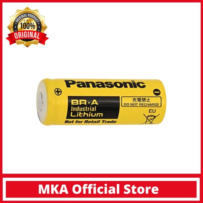 

TERSEDIA PANASONIC BR-A BATTERY - 3V LITHIUM A CELL