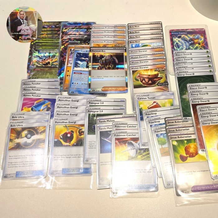 Jual Ogerpon Topeng Teal Ex Raging Bolt Ex Greninja Bercahaya Deck Set