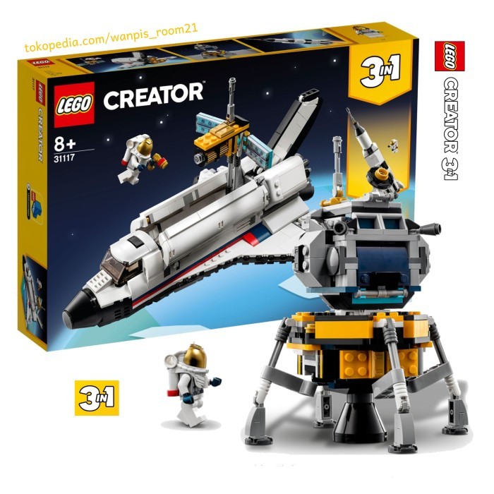 Jual Lego 31117 Creator Space Shuttle Adventure - Lego Astronot