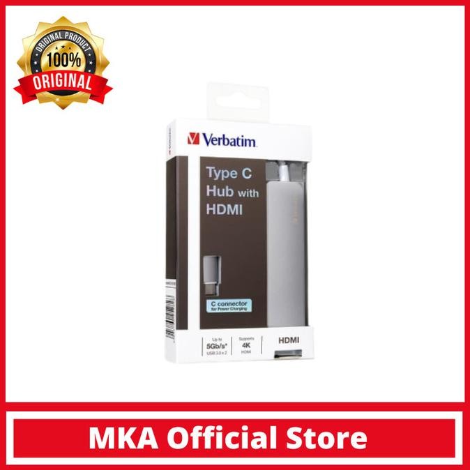 

TERSEDIA VERBATIM TYPE C HUB WITH HDMI 65282