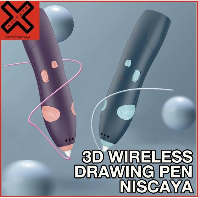 

3D Stereoscopic Printing Pen Niscaya - for 3D Drawing - Berkualitas