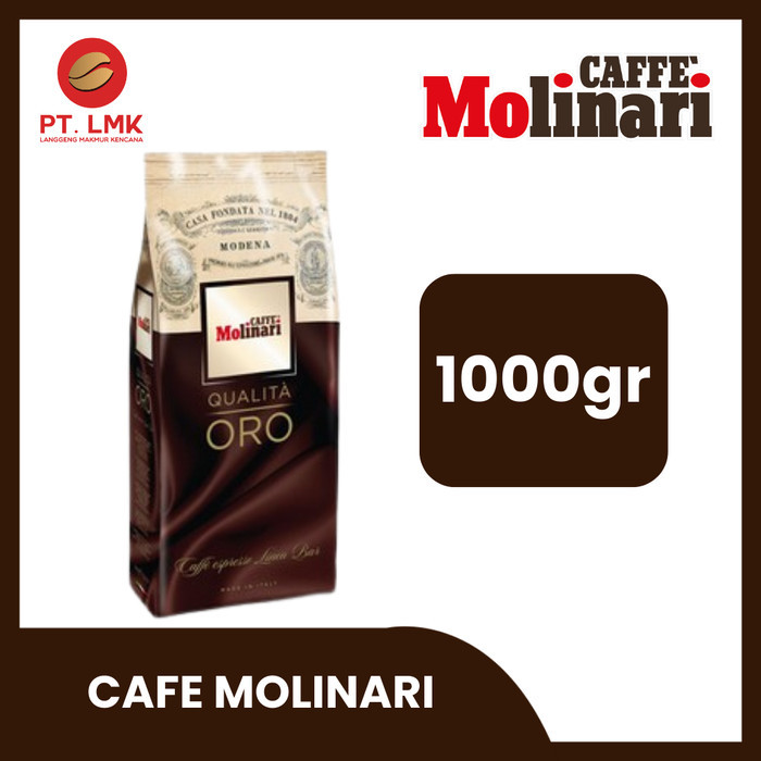 

Caffe Molinari Coffee Oro Blend Biji Kopi 1 Kg