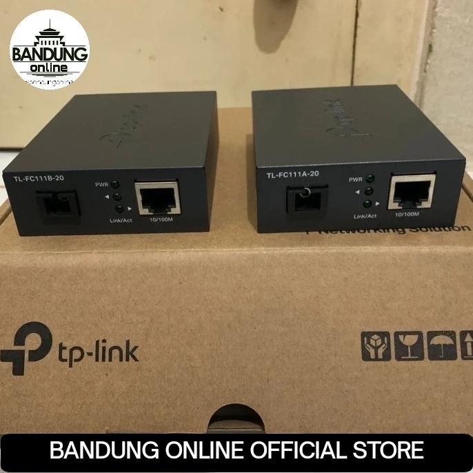 TERLARIS - TP-LINK TL-FC111AB-20 TPLink Media Converter FO To Lan HTB3100