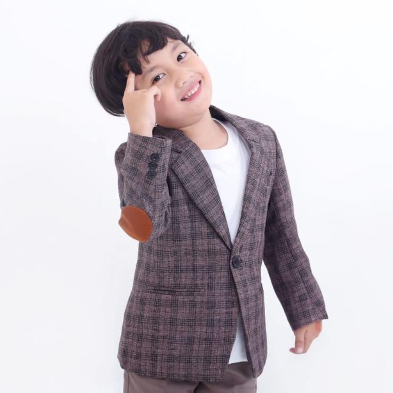 Kath Jas Anak Motif Kotak || B Anak Korea