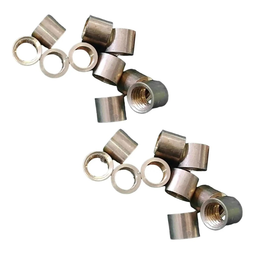 10pcs billiard cue stick ferrule replacement copper billiard cue tip ferrule