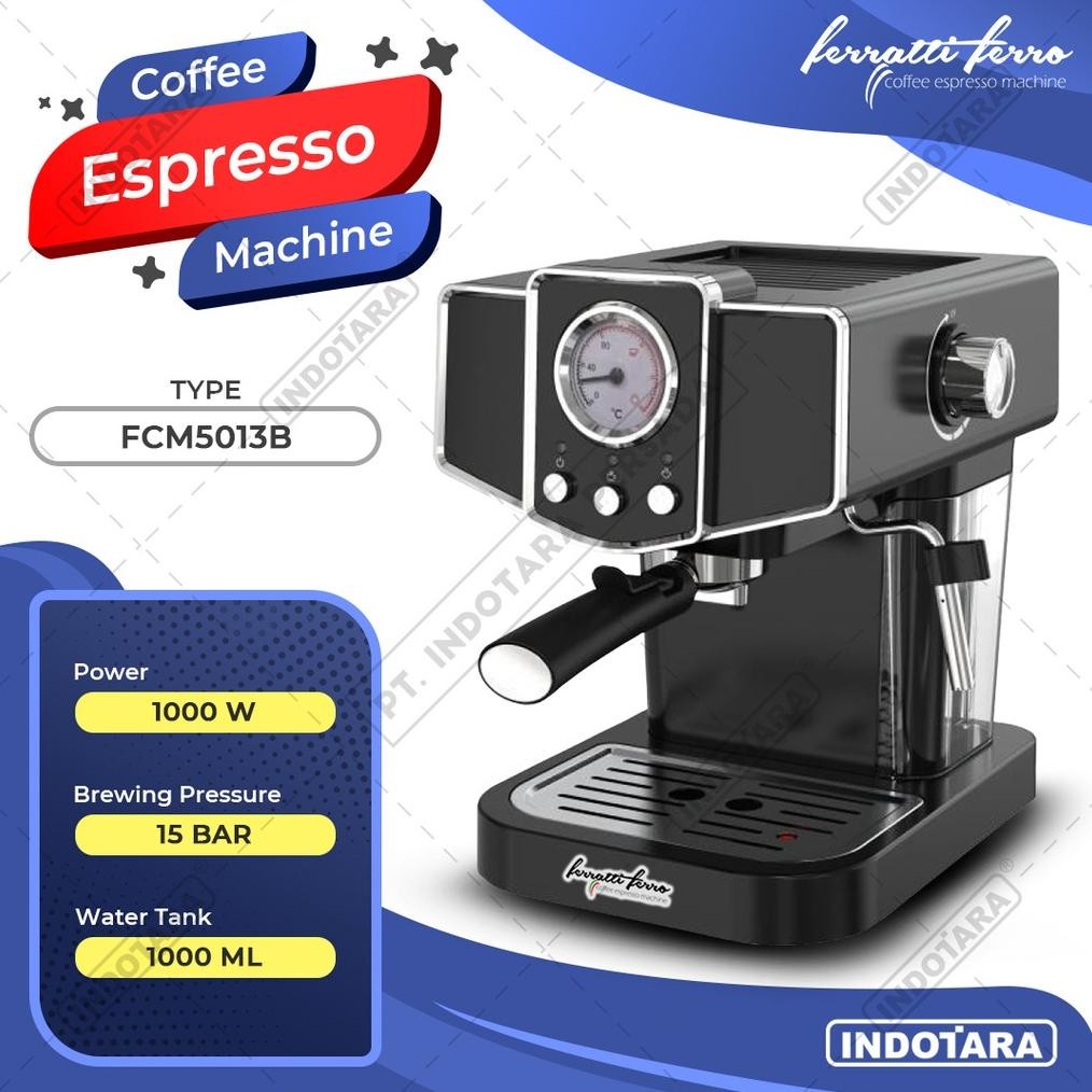 Ndala Mesin Kopi Espresso / Espresso Machine Ferratti Ferro Fcm5013B
