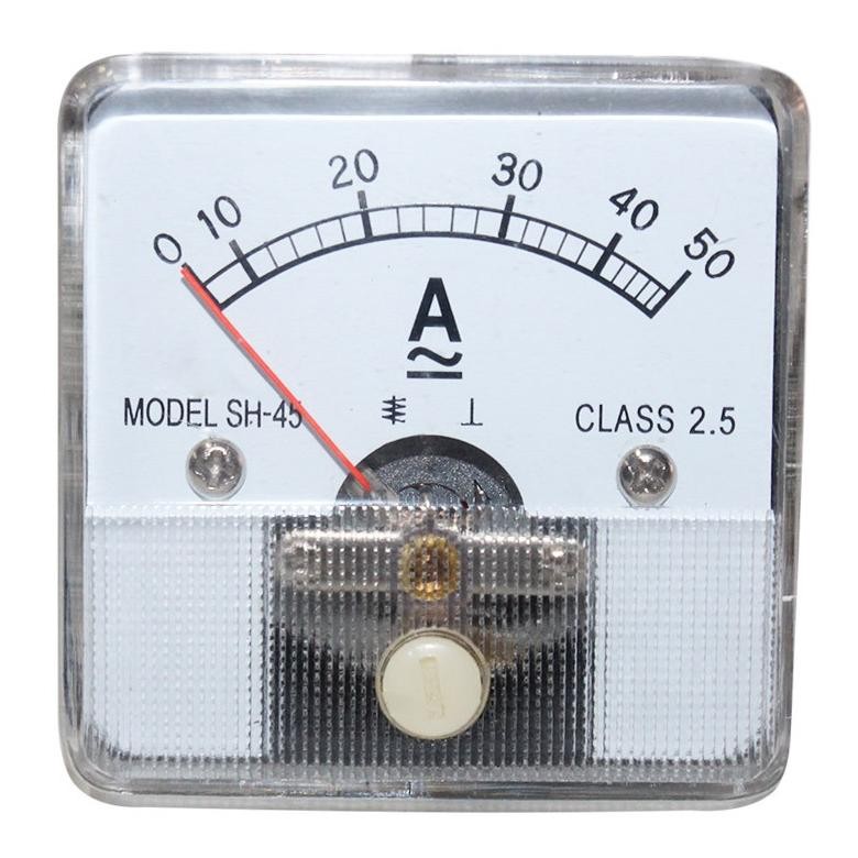 EELIC PAM-45 -A50-2 Panel AC/DC Ampere Meter Analog Program 45 Standart Internasional