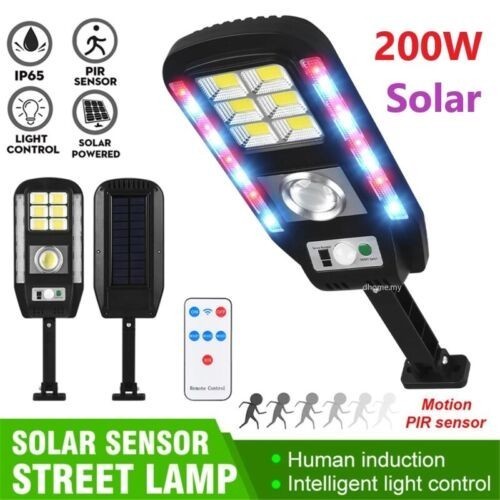 ><><><] Lampu Solar Tenaga Surya Outdoor LED Jalan Tenaga Matahari + Remote