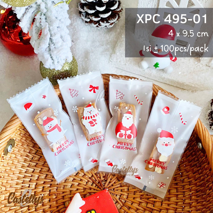 

(:(:(:(] Plastik Cookies Natal XPC 495-01 Kue Kering Snack Nastar Christmas