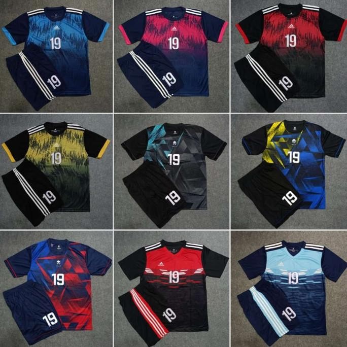 Setelan Kaos TIM Sepak Bola / Baju TEAM SET 18pcs HTM