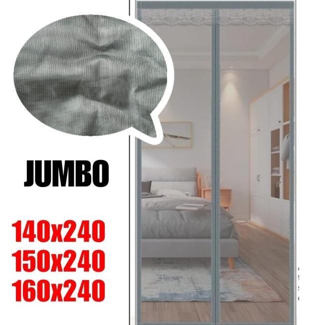 Jumbo Tirai Pintu Magnet Anti Nyamuk Ukuran Besar