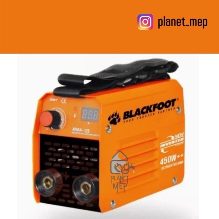 :>:>:>:>] BLACKFOOT MESIN LAS MMA 125 INVERTER LAS TRAFO
